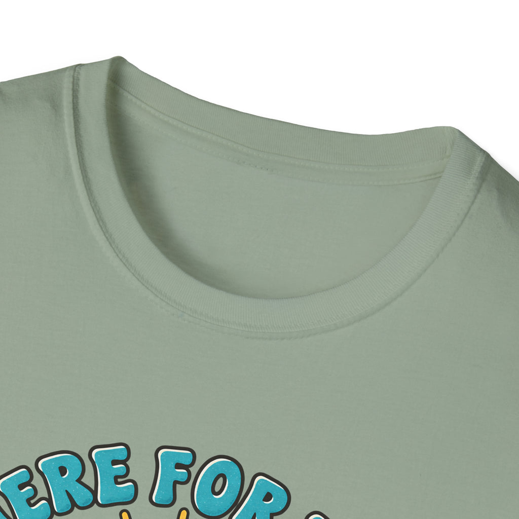 Aha Moments T-Shirt — 'Here for the Aha Moments' Lightbulb Graphic Tee