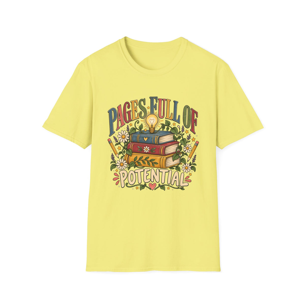 Pages Full of Potential Graphic T-Shirt