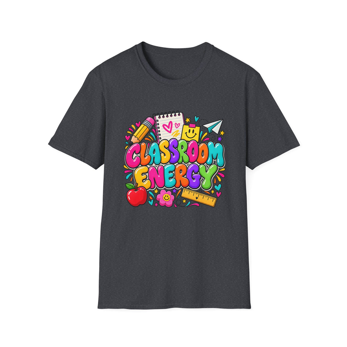 Classroom Energy Teacher T-Shirt — Colorful Back-to-School Educator Tee