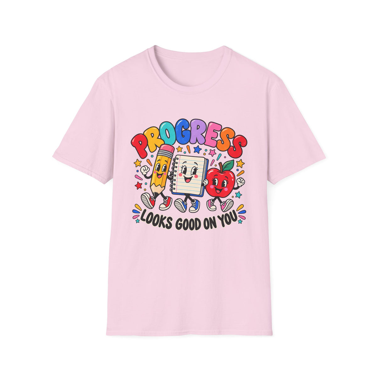 Progress Looks Good on You Inspirational T-Shirt