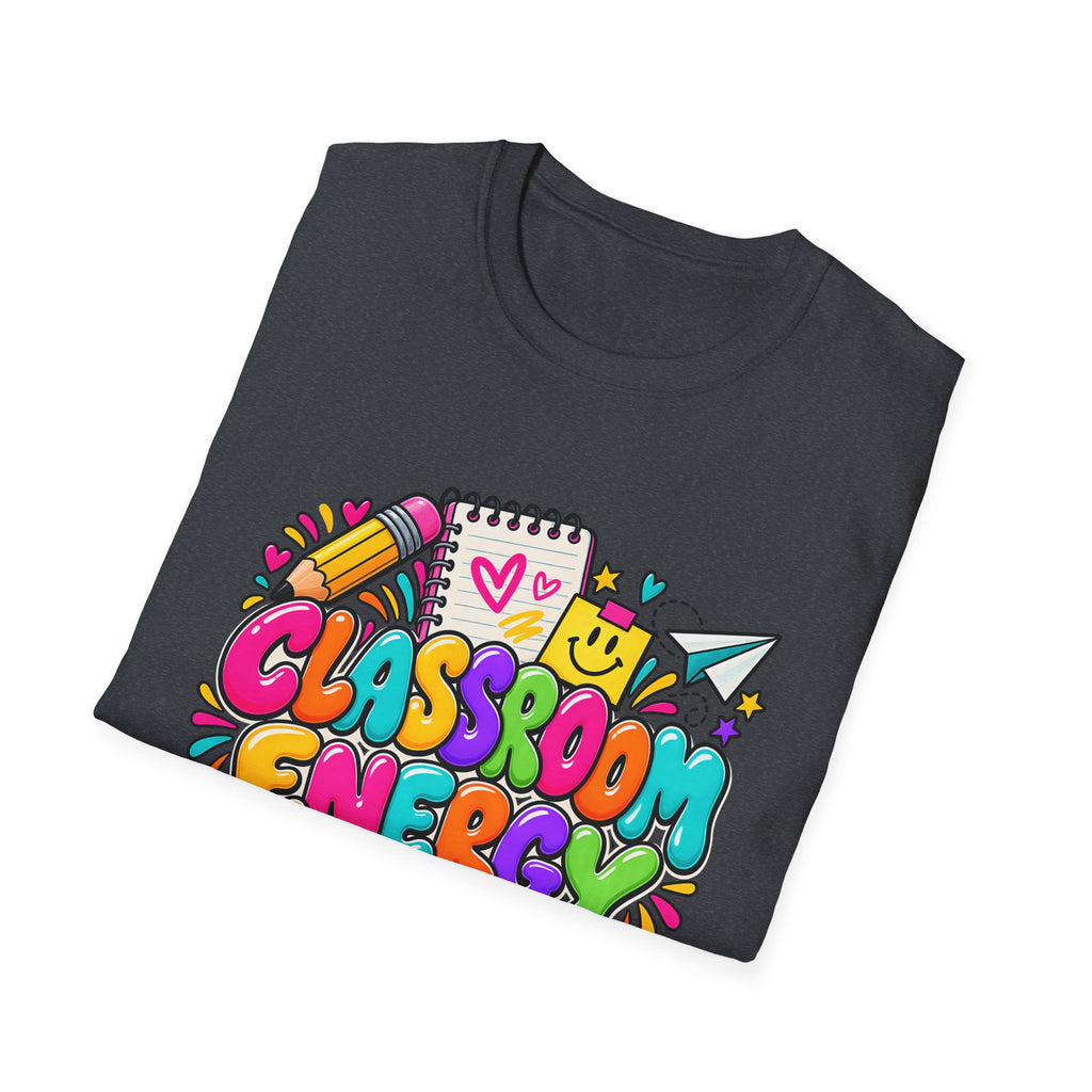 Classroom Energy Teacher T-Shirt — Colorful Back-to-School Educator Tee