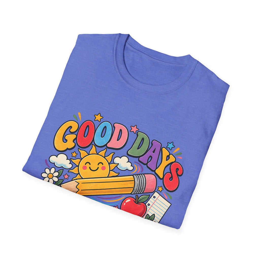 Good Days Start With a Pencil T-Shirt — Cute School Teacher Back-to-School Tee