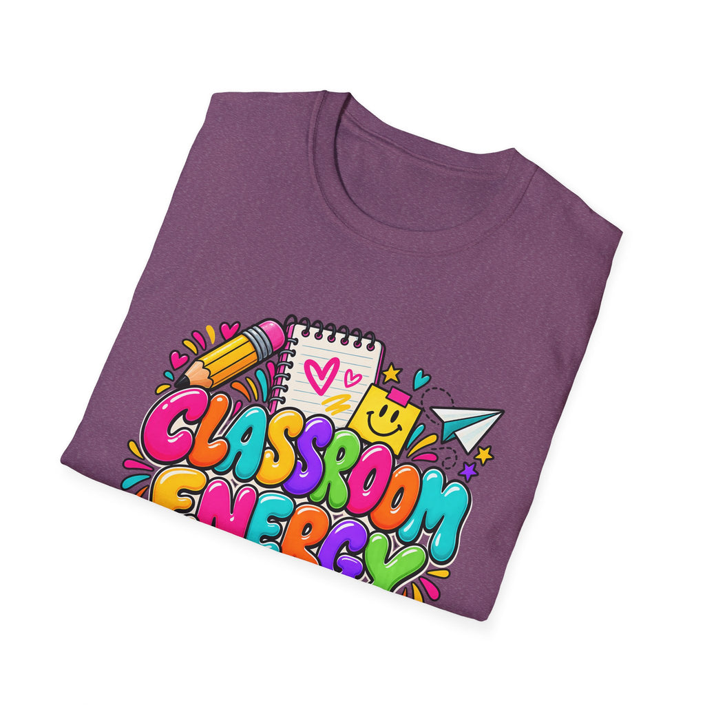 Classroom Energy Teacher T-Shirt — Colorful Back-to-School Educator Tee