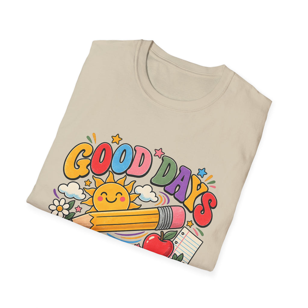 Good Days Start With a Pencil T-Shirt — Cute School Teacher Back-to-School Tee