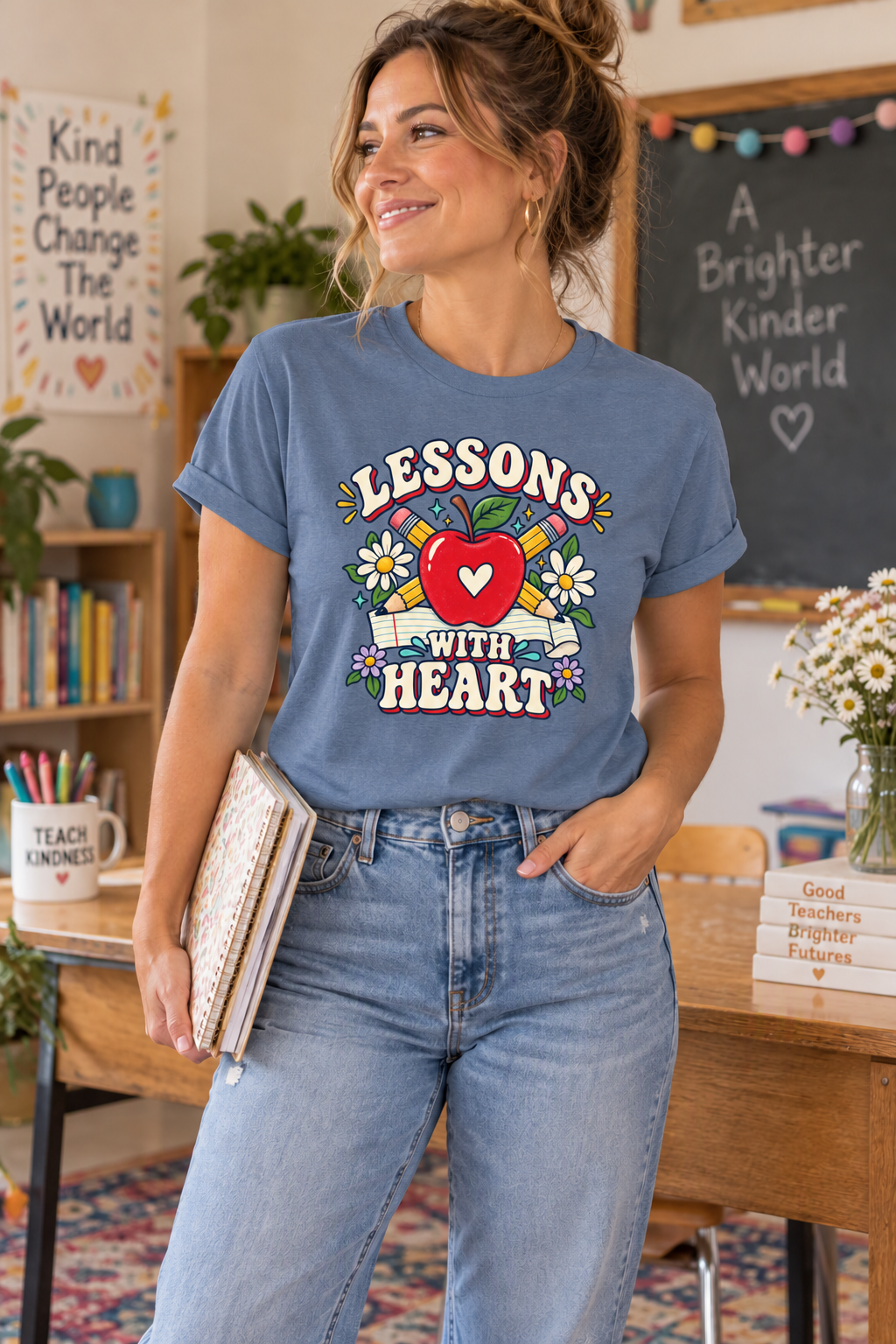 Lessons With Heart Teacher T-Shirt