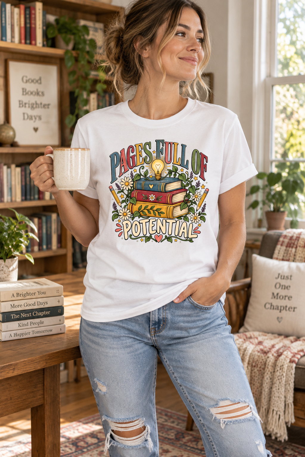 Pages Full of Potential Graphic T-Shirt