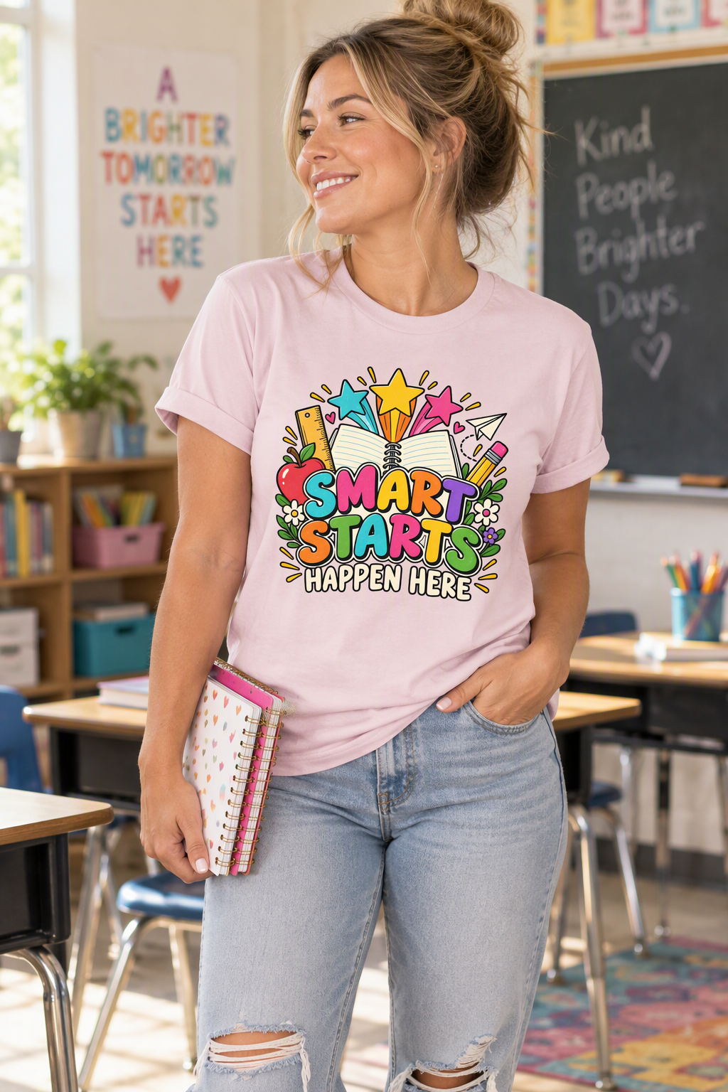 Smart Starts Happen Here T-Shirt